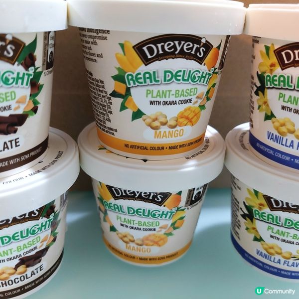 Dreyer's全新素食大豆製雪糕，有三款口味！