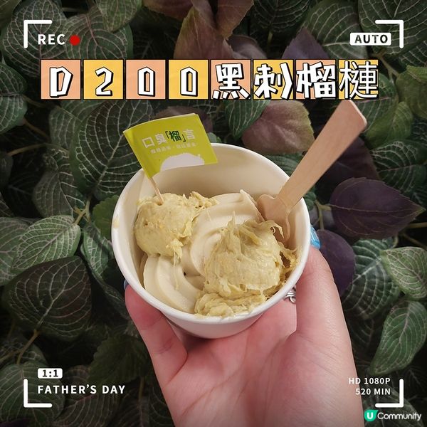 Ikea D200黑刺榴槤雪糕