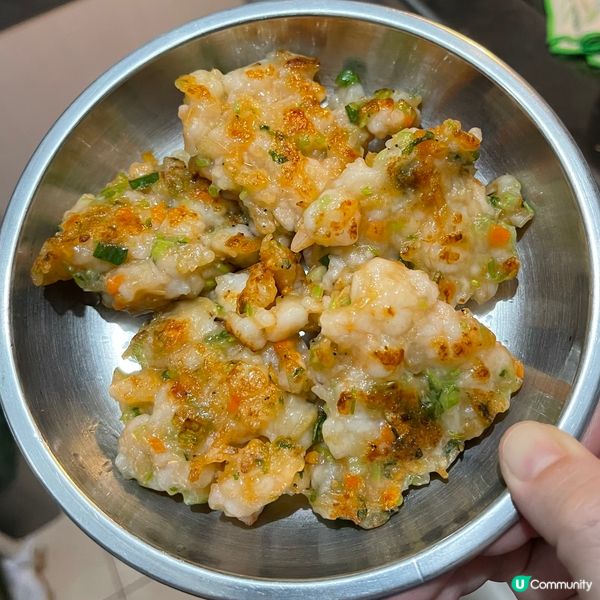 《煎蝦餅》網上學嘅🤭