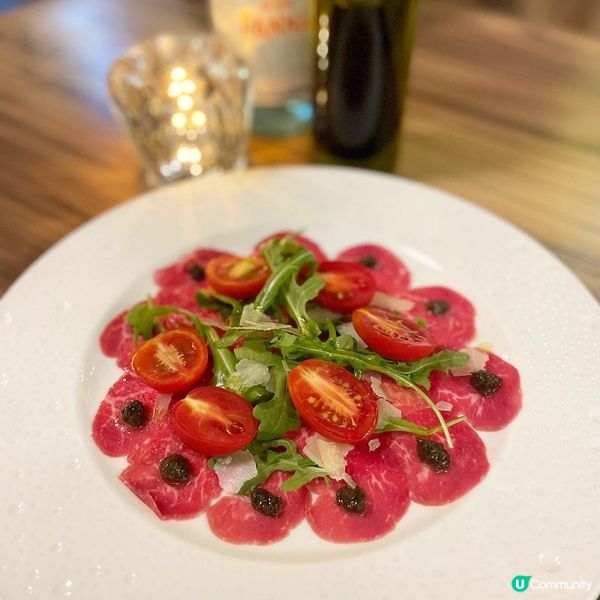 意式生牛肉薄片～