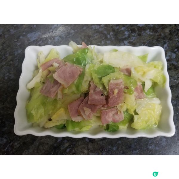 薯仔炆雞翼 煙肉炒椰菜