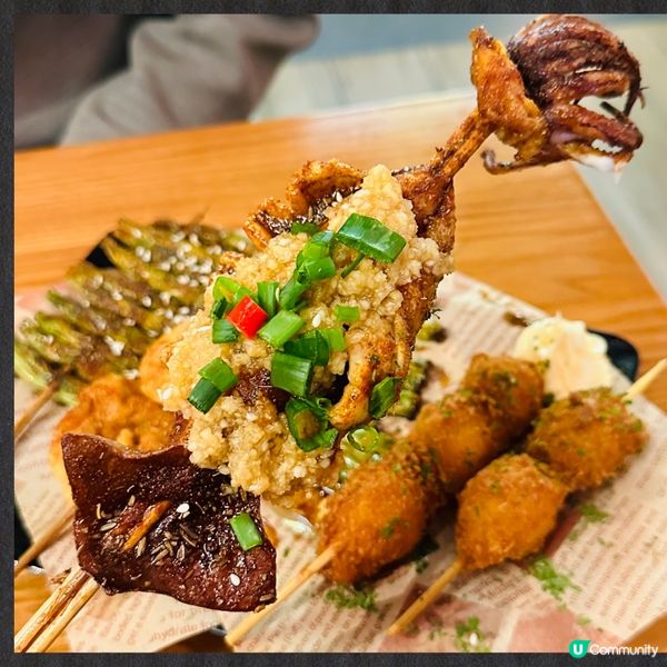 最近天氣凍，成日都想食吓燒烤、串燒咁，呢間響港式串燒小店，每...