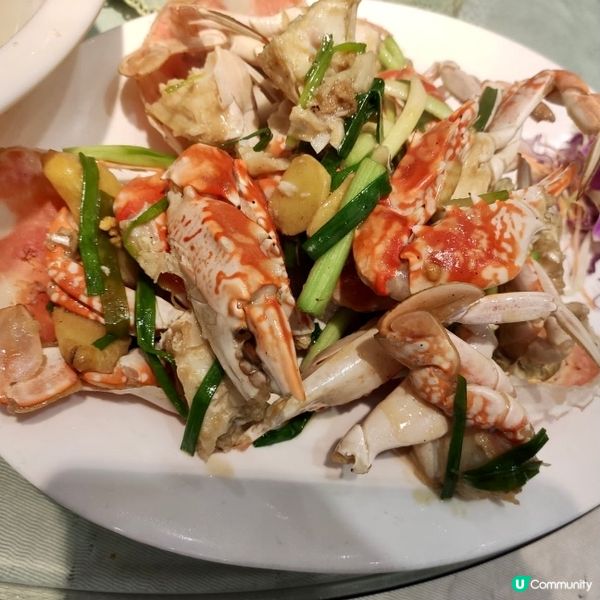 薑蔥炒蟹雖然簡單但很美味😋