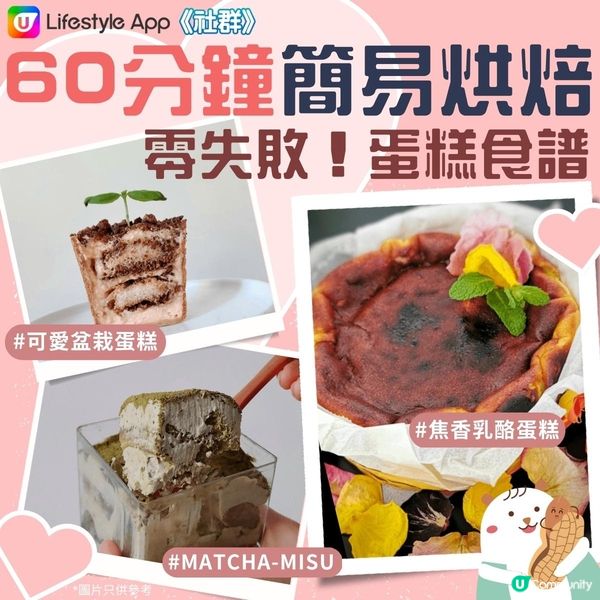 【情人節2023❤】60分鐘簡易蛋糕食譜推介🌟