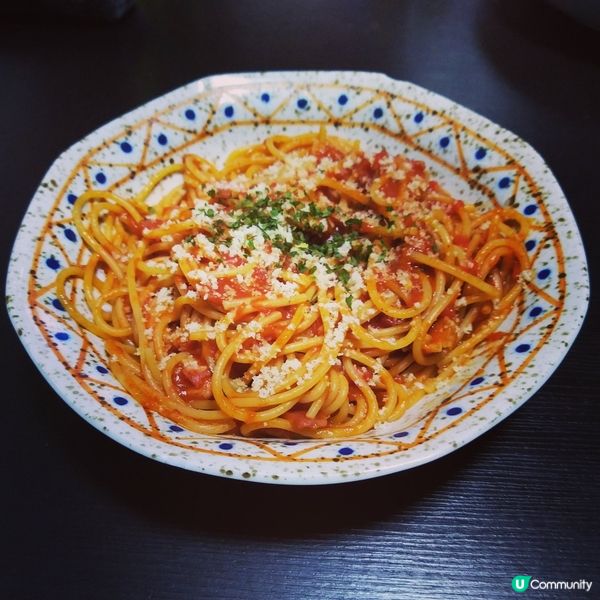 蒜香煙肉蕃茄意粉