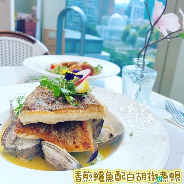 【Chill爆之選😋】望着風景嘆午餐 強推香煎鱸魚🐠!