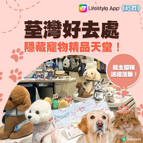 荃灣好去處✨ | 寵主必去寵物生活精品店🐶🐱！ 