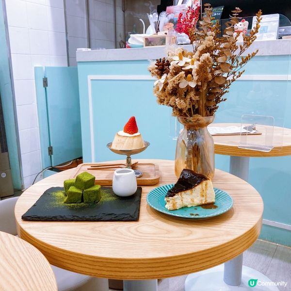 🔥佐敦文青風湖水綠色咖啡店🔥