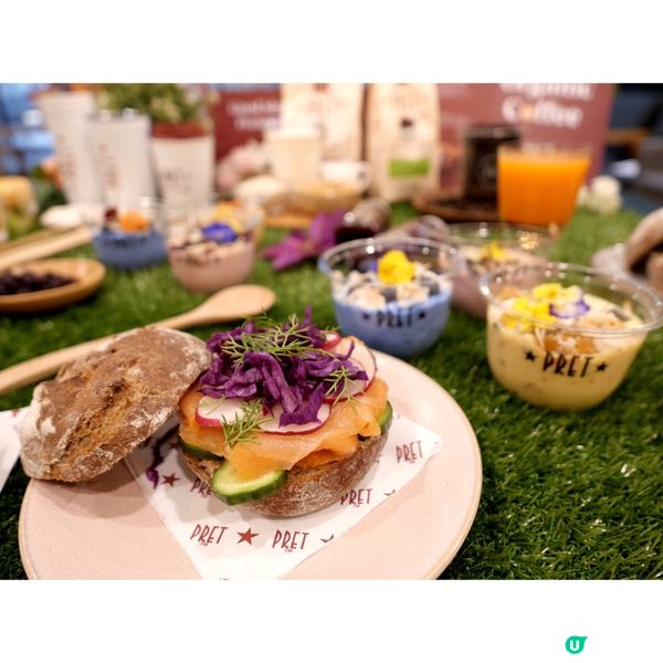 全新推出Pret麥芽黑麥堡