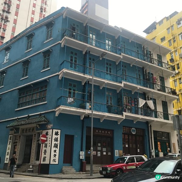 一級歷史建築物的藍屋