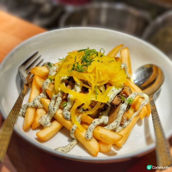 黑松露薯條最為出色。完美炸包配雪糕