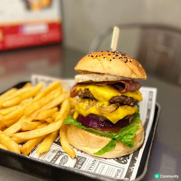 將軍澳高質burger🍔