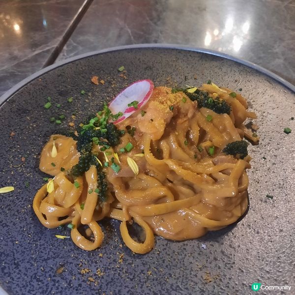 🐡極濃海膽手工意粉🍝