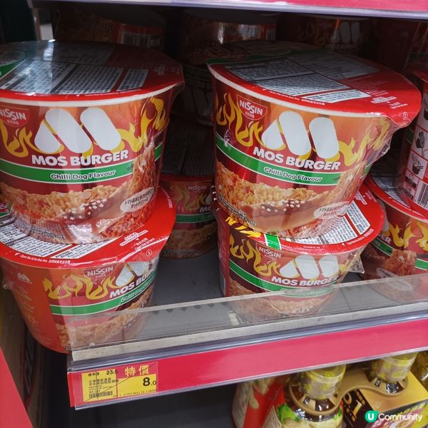 日清摩斯漢堡辛味熱狗碗裝撈麵