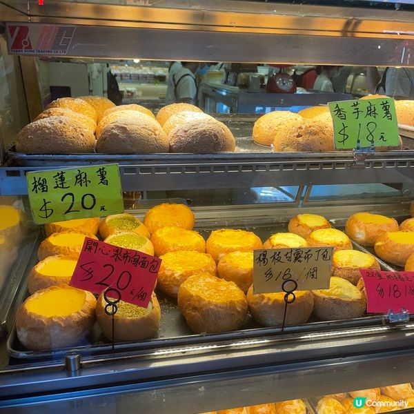 超多種類麵包榚點