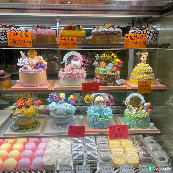 超多種類麵包榚點