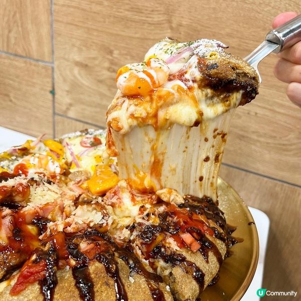 銅鑼灣超誇張拉絲芝士Pizza炸雞店🍕🍗🧀