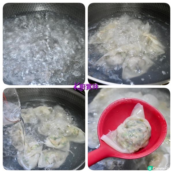 ✨薑蔥水加入肉饀 嫩滑有肉汁雲吞分享 ✨