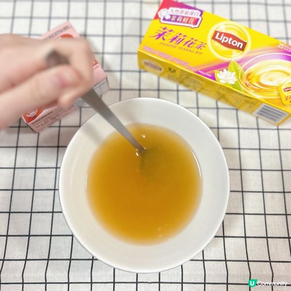 消暑甜品！茉莉花茶荔枝啫喱🌸