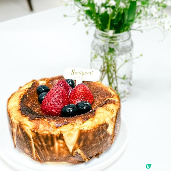 少女心滿滿～粉紅系流心巴斯克蛋糕！