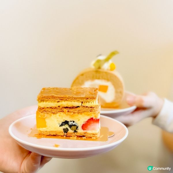 高格調法式餅店x 經典拿破崙cake！