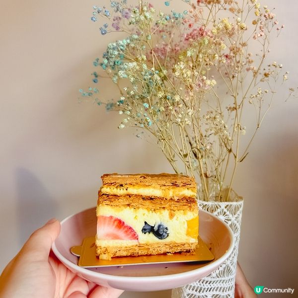 高格調法式餅店x 經典拿破崙cake！