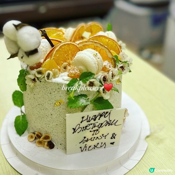 📍八月星の藝術品蛋糕