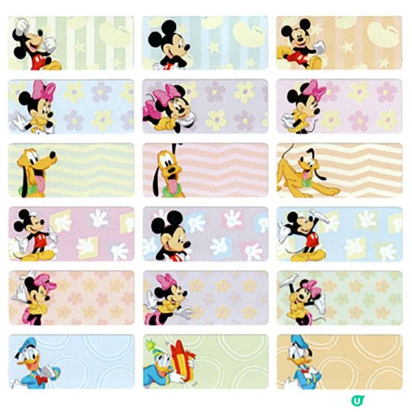 迪士尼防水姓名貼紙