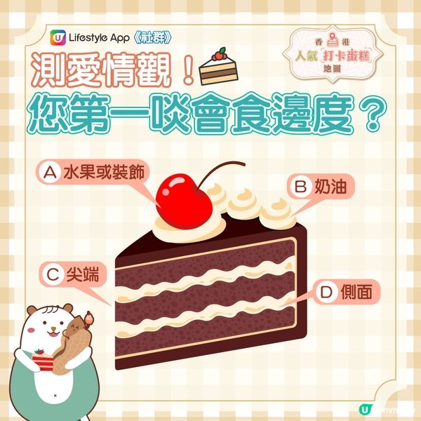 【心理測驗】蛋糕食法測愛情觀！ 