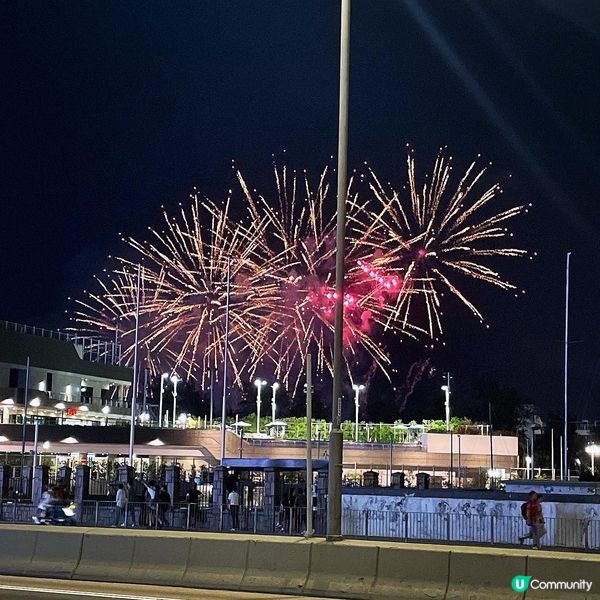 香港10.1 煙花現場