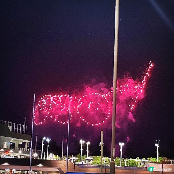 香港10.1 煙花現場