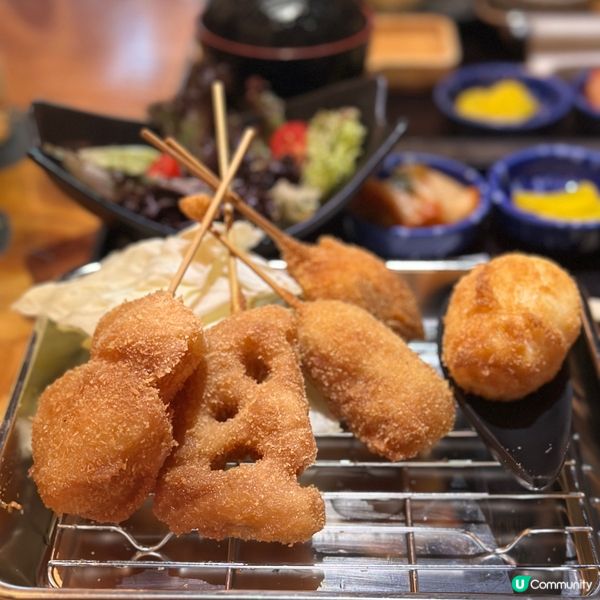 日本串揚過江龍！唯一海外分店．正宗大阪關西串揚