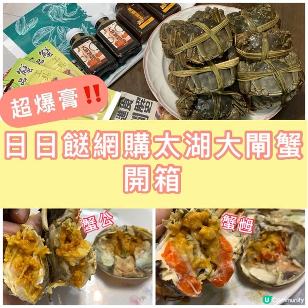 「秋天嘅味道，就係大閘蟹🦀！」