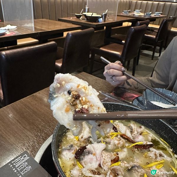 川菜風味！冷鍋酸菜魚 魚肉極之嫩滑