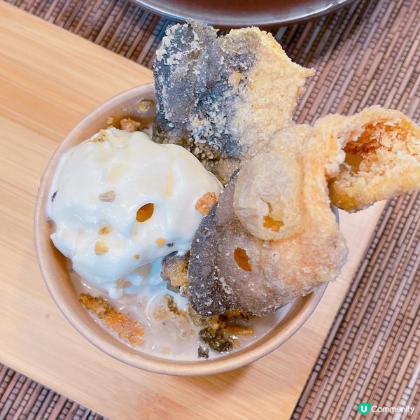 工夫茶舍✨全新推出特飲「工夫茶炸魚皮雪糕」