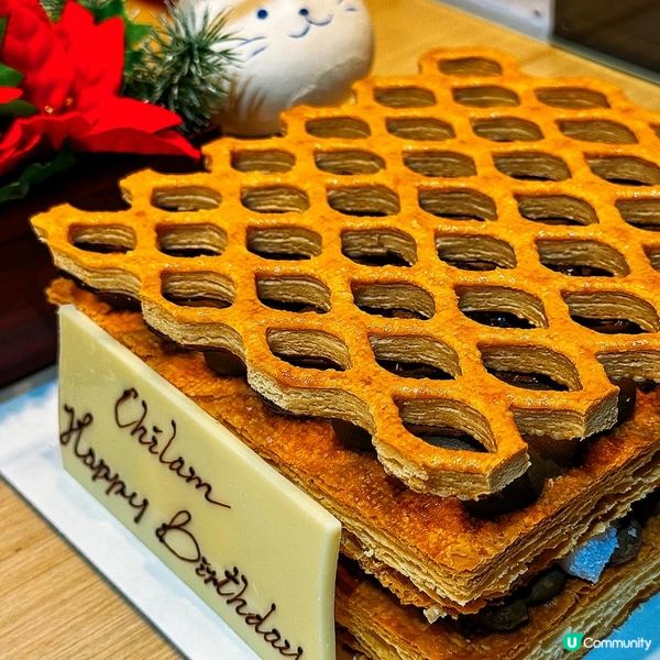 😍 爆紅! 𝟐𝟎𝟎𝟎+層酥皮! 網格拿破崙蛋糕