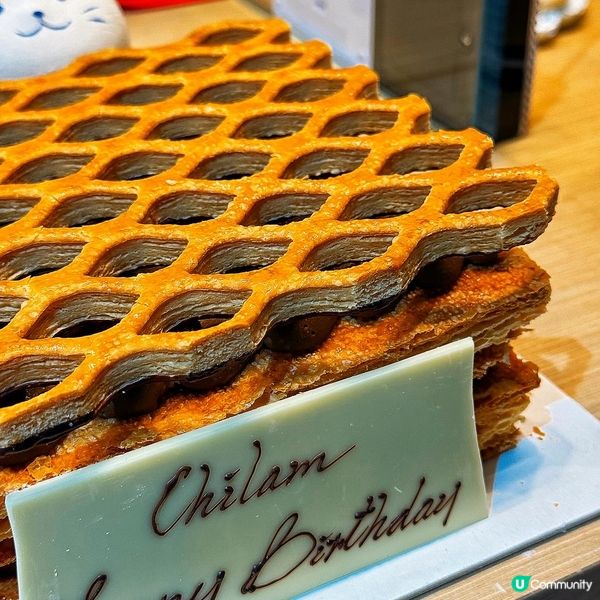 😍 爆紅! 𝟐𝟎𝟎𝟎+層酥皮! 網格拿破崙蛋糕