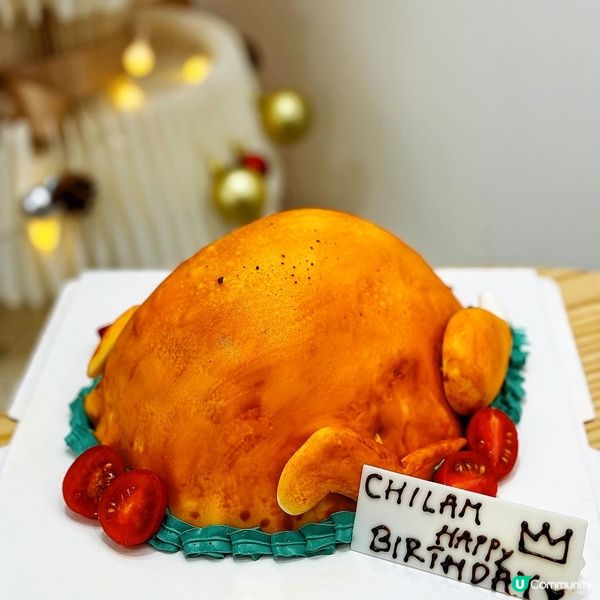 🤭 回頭率激高! 聖誕必吃火雞蛋糕