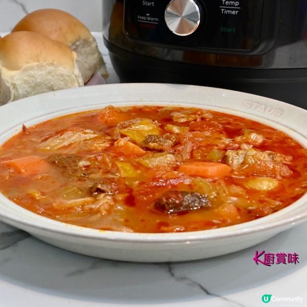 ✨熱呼呼暖胃 非常好喝的港式羅宋湯 一定要收藏的食譜✨
