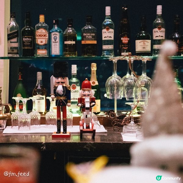 難忘嘅360度全景，配上聖誕主題雞尾酒🍸