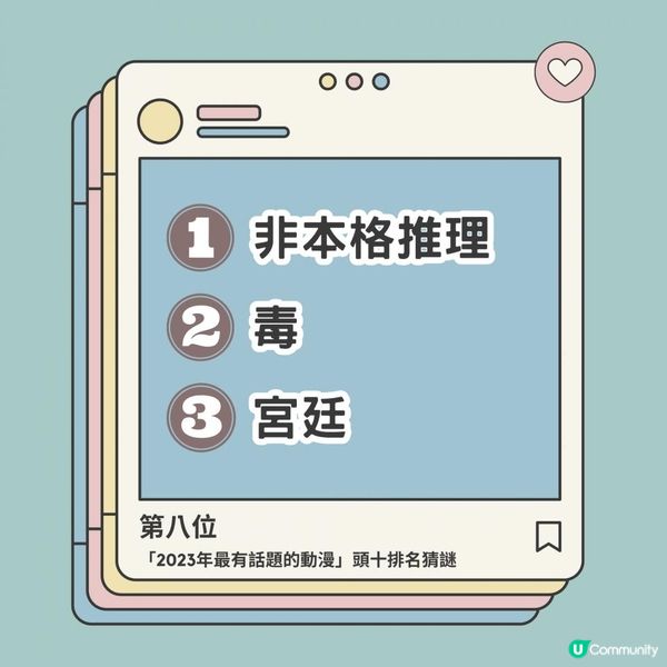 出乎意料！ 「今年最有話題的動漫」2023頭十排名猜謎