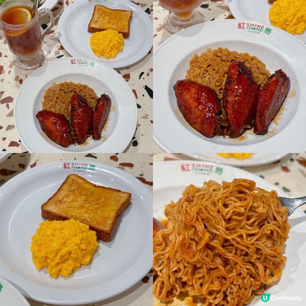 經過見到呢間紅島冰廳✨晚市時間坐滿人🌟