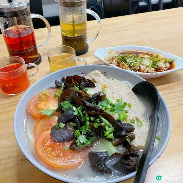 💖絕無添加長時間自家熬製嘅豬骨五指毛桃湯底米線🍜😋