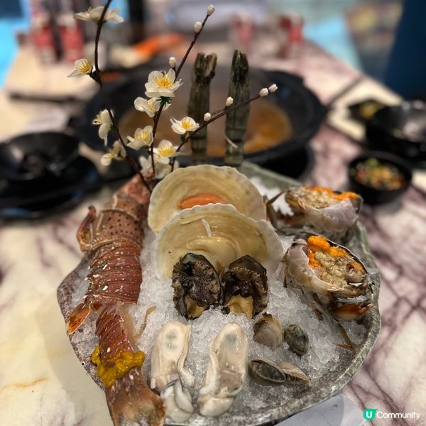 生猛活海鮮！食足150分鐘．任食海鮮火鍋