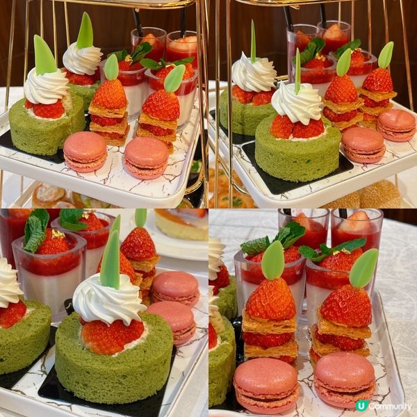 草莓戀人 中西下午茶套餐🌟 有齊中式美食、鹹點、甜點等😍😍