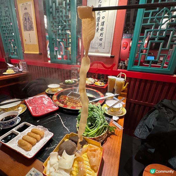 古代宮廷風！正宗川式麻辣火鍋風味