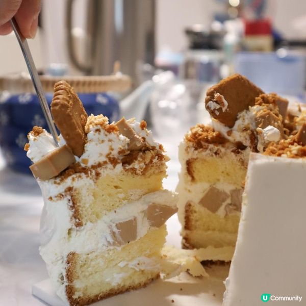 香港小店🇭🇰值得支持💪🏻 拉到絲嘅麻糬蛋糕🎂