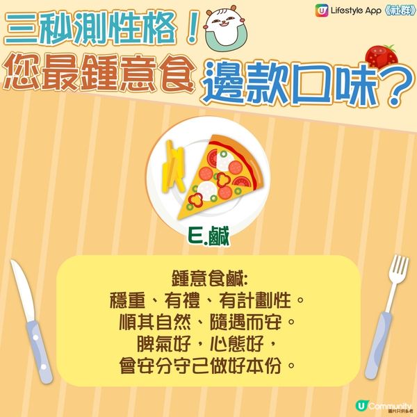 【心理測驗】飲食偏好暴露您個性🫢