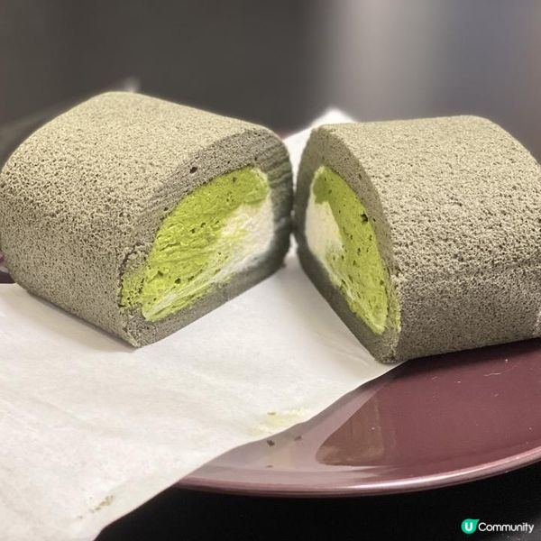 🤍開心果 X 牛乳原味竹炭蛋卷💚