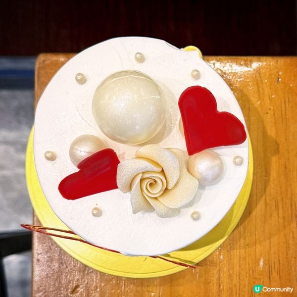 白色情人節蛋糕🎂